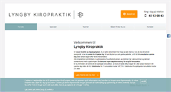 Desktop Screenshot of lyngby-kiropraktik.dk